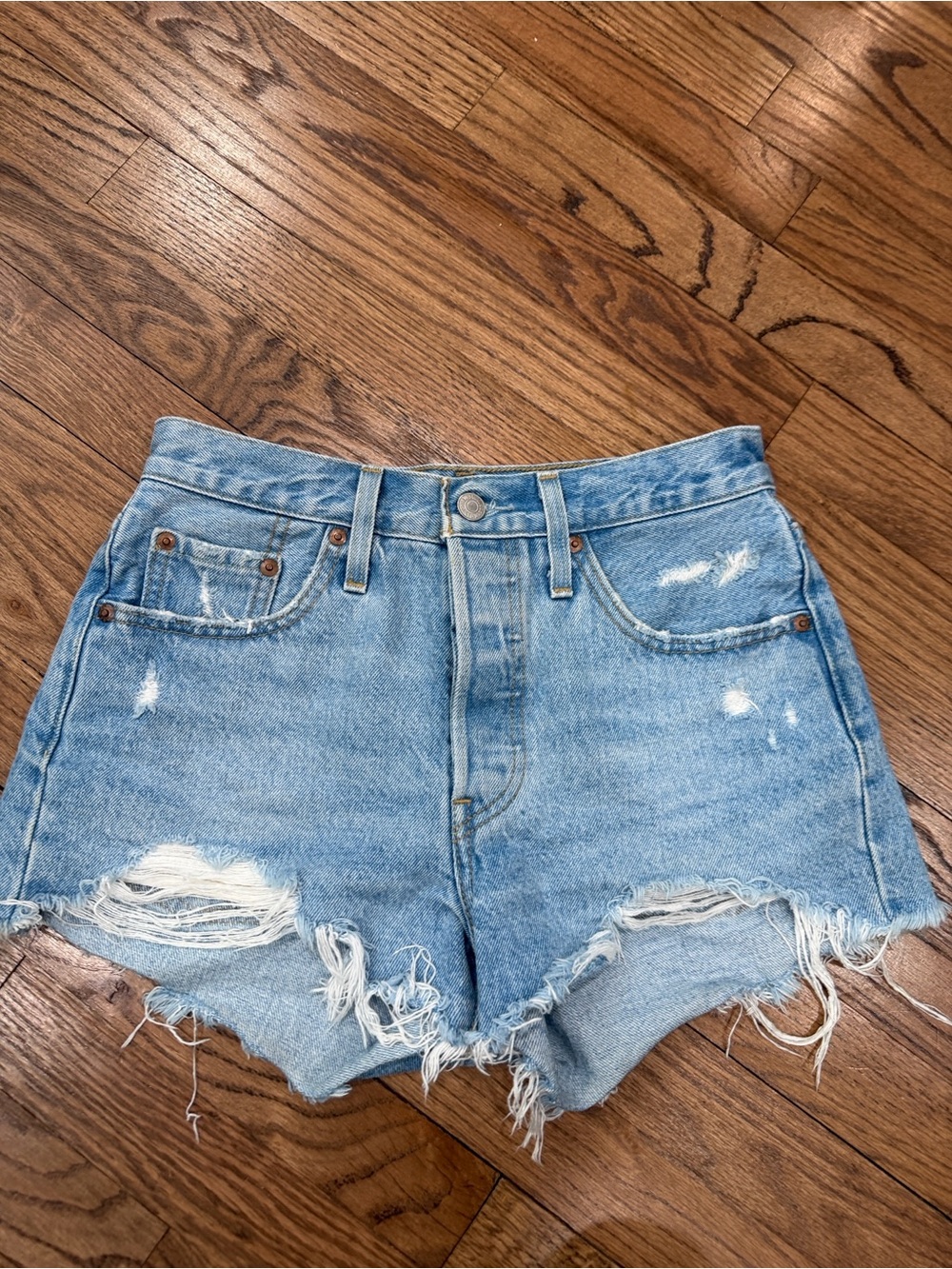 LEVI'S 501® ORIGINAL FIT HIGH RISE WOMEN'S SHORTS Size 25